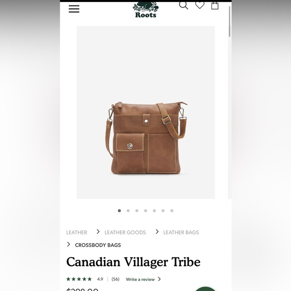 NWT Roots bag Canadian villager tribe - Picture 3 of 8